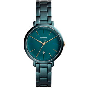 Watch strap Fossil ES4409 Stainless steel Green 14mm